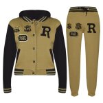 Enfants filles gar�ons unisexe r fashion varsity am�ricaine de baseball � capuche surv�tement haut bas ...