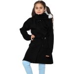 Enfants filles longue parka veste faux fur  capuche 5 - 13 year