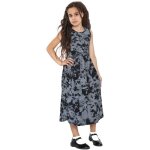 Enfants filles maxi robes sans manches tie dye imprim� doux confortable danse mode �t� porter la f�te ...