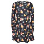 Enfants filles pre nol et toiles imprim robe balanoire 2 - 13 ans