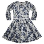 Enfants filles robe patineuse tricot� danse grise �t� porter f�te robe porter �ge 5 - 13 ans