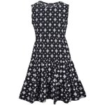 Enfants filles robe � volants sans manches imprim� tribal danse mode et� usure f�te robe patineuse �ge ...