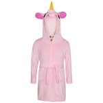 Enfants filles toison animaux licorne peignoir à capuche robe de chambre 2 - 13 ans Enfants filles toison animaux licorne peignoir à capuche robe de chambre 2 - 13 ans