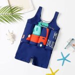 Maillot de bain flottant - zgeer - enfants - bleu marine - polyester - Élasthanne Maillot de bain flottant - zgeer - enfants - bleu marine - polyester - Élasthanne