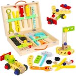 Jouet de construction - zgeer - boîte à outils en bois - 3 ans et plus - Éducatif - mixte Jouet de construction - zgeer - boîte à outils en bois - 3 ans et plus - Éducatif - mixte