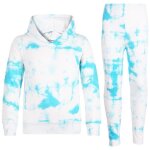 Enfants tie dye encapuchonné haut et legging ensemble vêtements de sport filles tenue ensemble Âge 5 ... Enfants tie dye encapuchonné haut et legging ensemble vêtements de sport filles tenue ensemble Âge 5 ...