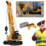 Grue de chantier tlcommande + tlcommande effets sonores et lumineux jouet 3 + .
