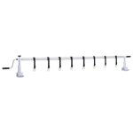 Enrouleur de bche de piscine avec base en plastique - vidaxl - longueur 137 - 615m - 7 tubes