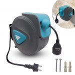 Enrouleur de cble automatique naizy 20 m + 15 m - systmes de guidage de cbles - support mural pivotable ...