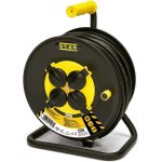 Enrouleur de cble lectrique professionnel avec 4 prises ip44 et fiche schuko - velamp