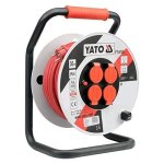 Enrouleur de cble - yato - yt - 8106 - mtal - 30 m - 3 x 25 mm