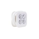 Enrouleur électrique domestique 3 prises + 2 usb - a / c - blanc - zenitech Enrouleur électrique domestique 3 prises + 2 usb - a / c - blanc - zenitech