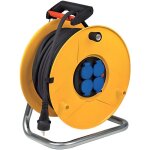 Enrouleur �lectrique de chantier - generique - 40 m - 4 prises - acier - ext�rieur