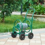 Enrouleur de tuyau 3 / 4 pouce pour tuyau jusqu 70 m 86 x 44 x 95 cm vert