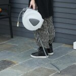 Enrouleur tuyau air comprim� durhand plastique 29x16x28cm gris