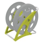 Enrouleur de tuyau kokido geos - stockage pratique jusqu� 15m - blanc et vert