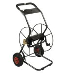 Enrouleur de tuyau  roulettes professionnel compact - polet - pour tuyaux 3 / 4 x 85 m - sur roues - ...