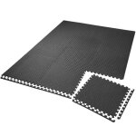 Ensemble de 12 dalles carres eva - tapis de sol sport gymnastique yoga tapis puzzle antidrapant mousse ...