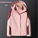 Ensemble 2 pices veste de pluie hardshell - marque - coupe - vent - impermable - femme