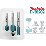 Ensemble de 3 fraises en queue de 6 mm makita - 10220
