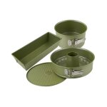 Ensemble de 3 moules  gteaux de 18  30 cm zenker green vision