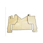 Ensemble de tapis et couvre moteur - volvo - 3 pi�ces - simili cuir marron - camion apr�s 2014