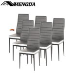 Mengda ensemble de 6 chaoses - salle a manger - chaises de ciuisine - design moderne