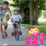 Ensemble de 7 protections pour enfants pour patins à roulettes Ensemble de 7 protections pour enfants pour patins à roulettes