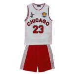 Ensemble basket - ball enfant maillot et short chicago 23 blanc - - blanc