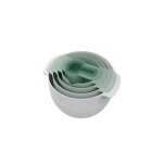 Ensemble de bols m�langeurs - joseph joseph - nest? 9 plus - 9 pi�ces - vert - design contemporain