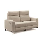 Ensemble canap� de 3 places (2 relax �lectriques) + canap� de 2 places fixes en tissu new nobuck couleur ...