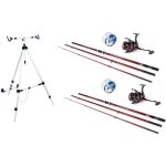 Ensemble de canne  pche  la plage pro 2 tiges - x2 - carbone - surfcasting