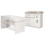 Ensemble chambre bébé roba moritz - lit 70x140 cm + commode à langer Ensemble chambre bébé roba moritz - lit 70x140 cm + commode à langer