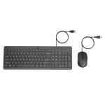 Ensemble clavier souris filaires hp 150 - azerty