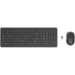Ensemble clavier et souris - hp - 330 - sans fil - noir - 2 ans de garantie