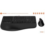 Ensemble clavier + souris - mobility lab - ergo c30w - full?size - usb 24 ghz + bluetooth x2 - azerty ...