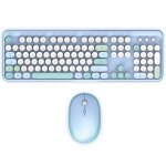 Ensemble clavier souris - mobility lab - pure color - sans fil - pav numrique intgr - bleu