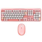 Ensemble clavier souris - mobility lab - pure color - sans fil - pav numrique intgr - rose
