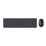 Ensemble clavier - souris - rapoo - 9810m - sans - fil - multimode - dark grey