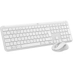Ensemble clavier et souris sans fil - logitech - mk950 - blanc - qwerty espagnol - bluetooth Ensemble clavier et souris sans fil - logitech - mk950 - blanc - qwerty espagnol - bluetooth