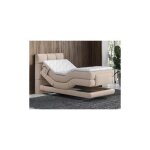 Ensemble complet boxspring tête de lit capitonnée + sommiers relaxation électrique + matelas + surmatelas ... Ensemble complet boxspring tête de lit capitonnée + sommiers relaxation électrique + matelas + surmatelas ...