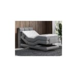 Ensemble complet boxspring tête de lit capitonnée + sommiers relaxation électrique + matelas + surmatelas ... Ensemble complet boxspring tête de lit capitonnée + sommiers relaxation électrique + matelas + surmatelas ...