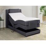 Ensemble complet boxspring tête de lit + sommiers relaxation électrique + matelas + surmatelas - 100 ... Ensemble complet boxspring tête de lit + sommiers relaxation électrique + matelas + surmatelas - 100 ...