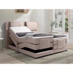 Ensemble complet boxspring tête de lit + sommiers relaxation électrique + matelas + surmatelas - 2 x ... Ensemble complet boxspring tête de lit + sommiers relaxation électrique + matelas + surmatelas - 2 x ...