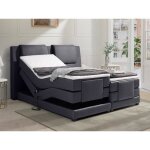 Ensemble complet boxspring tte de lit + sommiers relaxation lectrique + matelas + surmatelas - 2 x ...