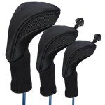 Ensemble de couvre - ttes de club 3pcs club head covers set 1 3 5 fairway wood club driver headcovers ...