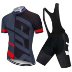 Ensemble cuissard maillot cycliste homme - noir - manches courtes - vélo sur route - respirant Ensemble cuissard maillot cycliste homme - noir - manches courtes - vélo sur route - respirant