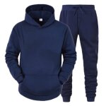 Ensemble de deux pièces sweat - shirt à capuche et pantalon pour homme survêtements de sport décontractés ... Ensemble de deux pièces sweat - shirt à capuche et pantalon pour homme survêtements de sport décontractés ...
