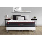 Ensemble double sommier + matelas boost ressorts ensach�s et m�moire de forme 180x200