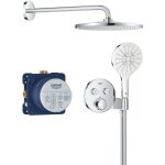 Ensemble de douche encastr� - tous les types de jets - mitigeur thermostatique - grohe - 34877000 - gris ...